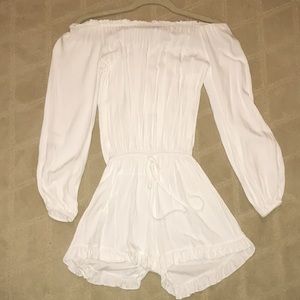 Off-the-shoulder Romper